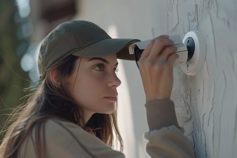 portrait person doing arts crafts